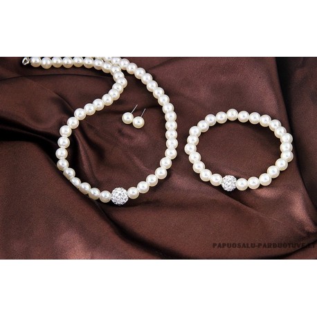 Papuošalų rinkinys "Afrikos perlas"