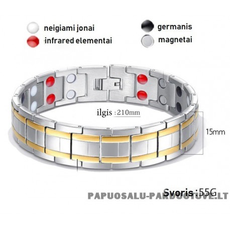 Apyrankė su magnetų ir germanio elemetais ID1695